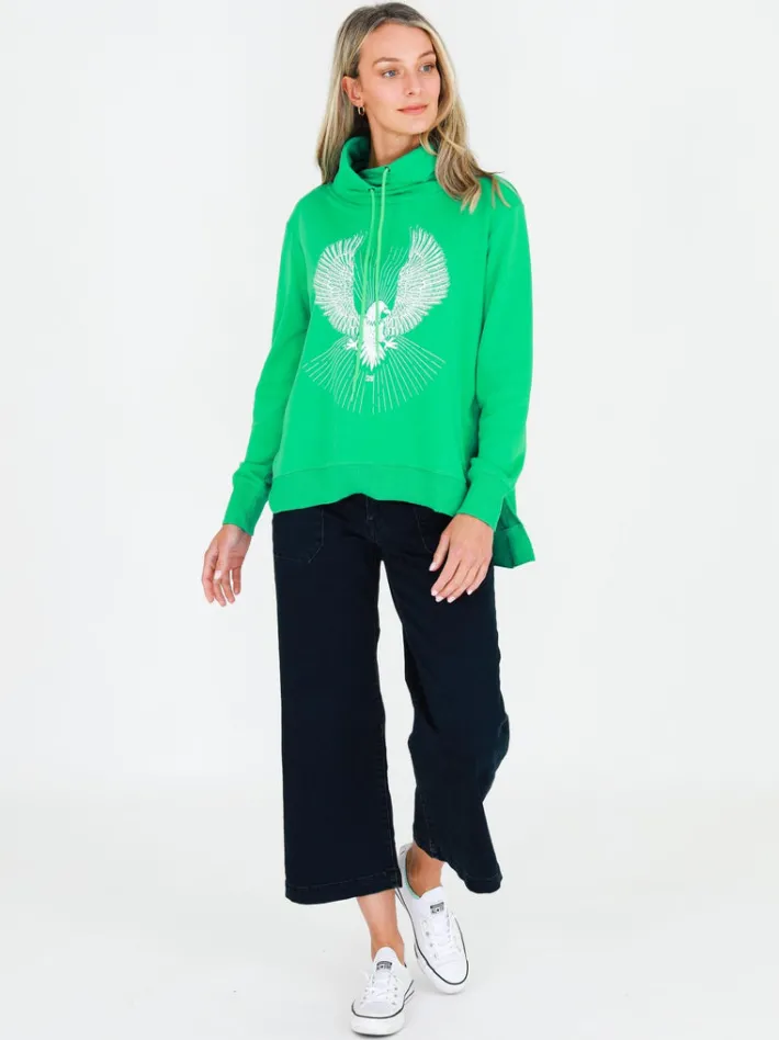 3rd Story Noelle Eagle Glory Funnel Neck Sweatshirt< Sweatshirts|Sweatshirts