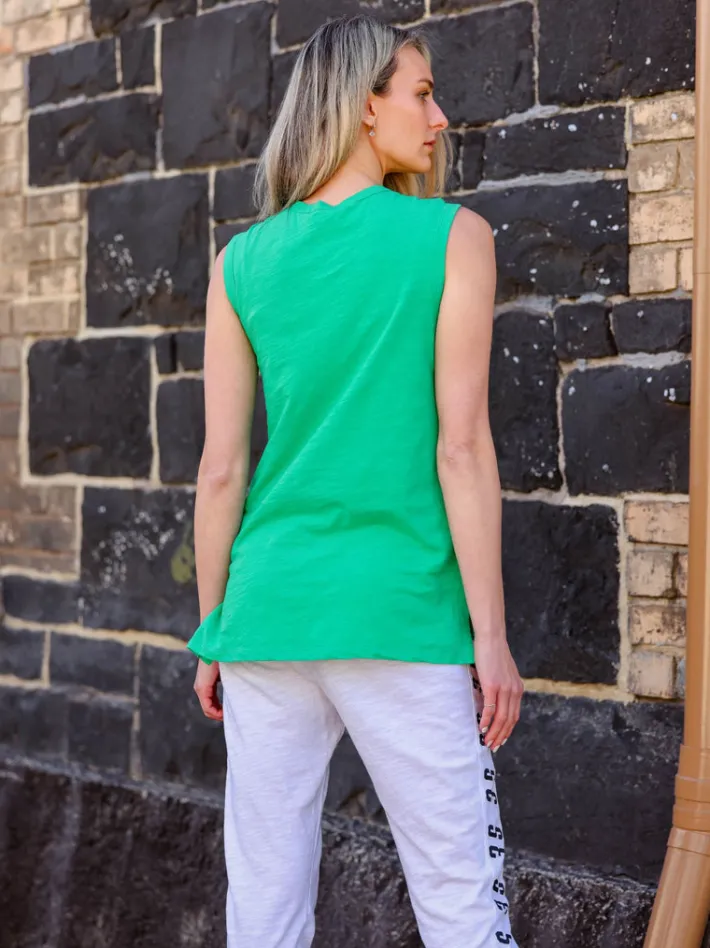 3rd Story Paula Star White Tank Top< Tanks