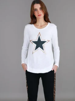 3rd Story Perry Star T Shirt< Long Sleeves