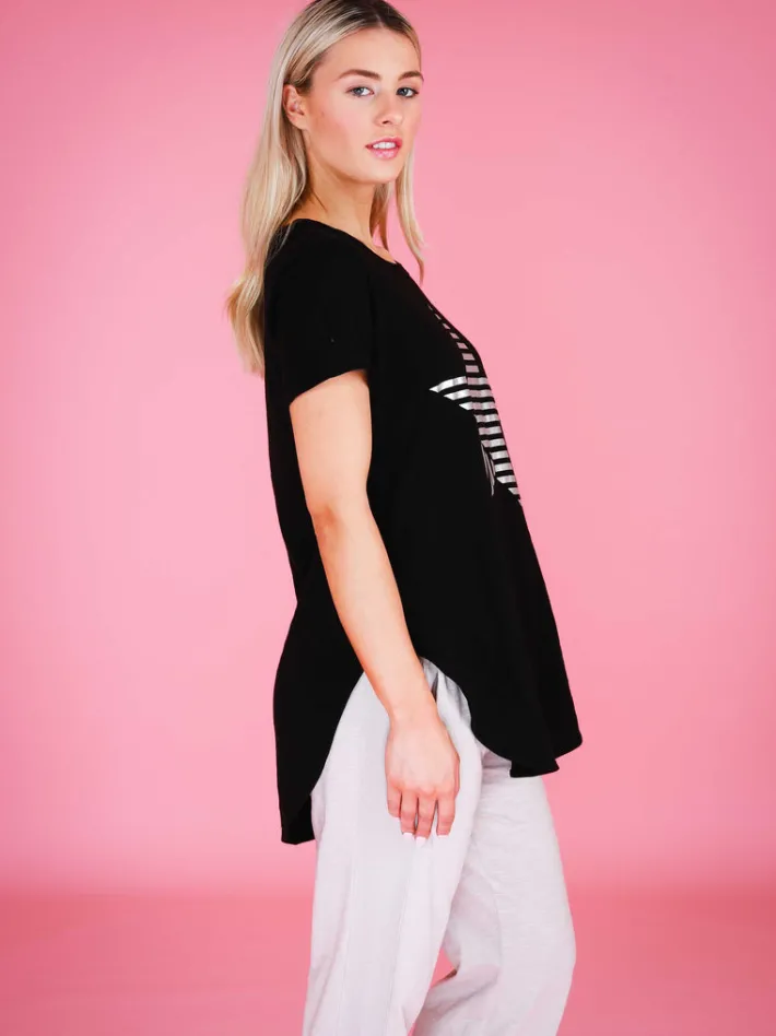 3rd Story Perth Stripe Star T Shirt< Short Sleeves