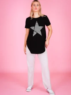 3rd Story Perth Stripe Star T Shirt< Short Sleeves