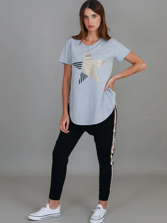 3rd Story Perth Stripe Star T Shirt< Short Sleeves