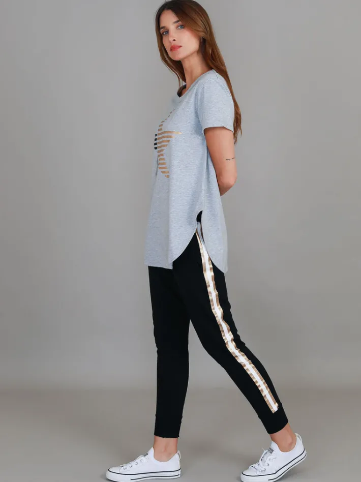 3rd Story Perth Stripe Star T Shirt< Short Sleeves