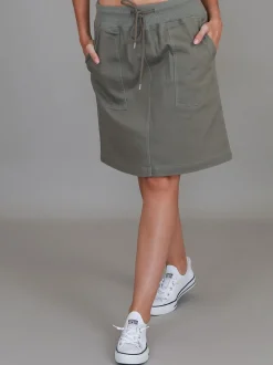 3rd Story Pisces Drawstring Chino Skirt< Skirts