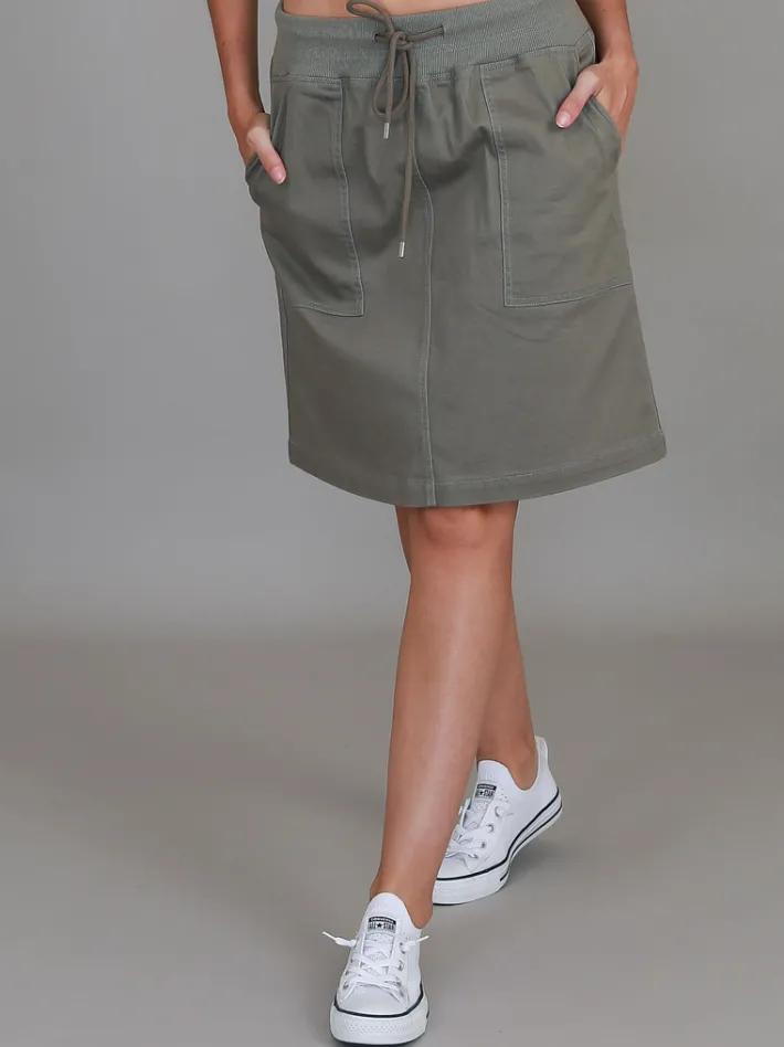 3rd Story Pisces Drawstring Chino Skirt< Skirts