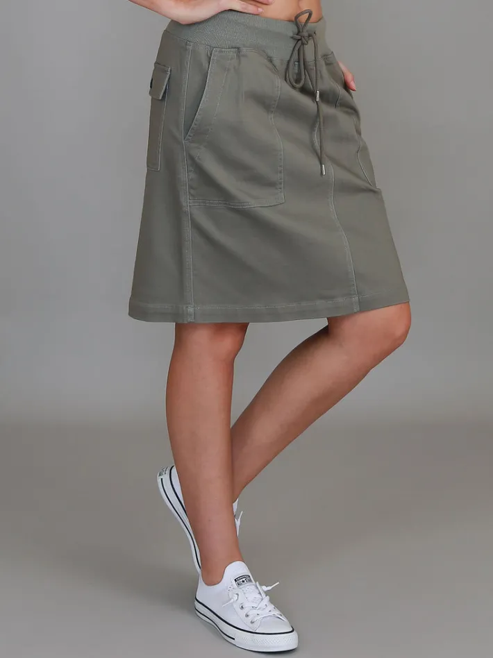 3rd Story Pisces Drawstring Chino Skirt< Skirts