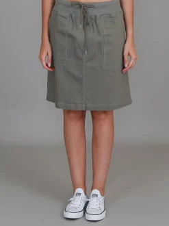 3rd Story Pisces Drawstring Chino Skirt< Skirts