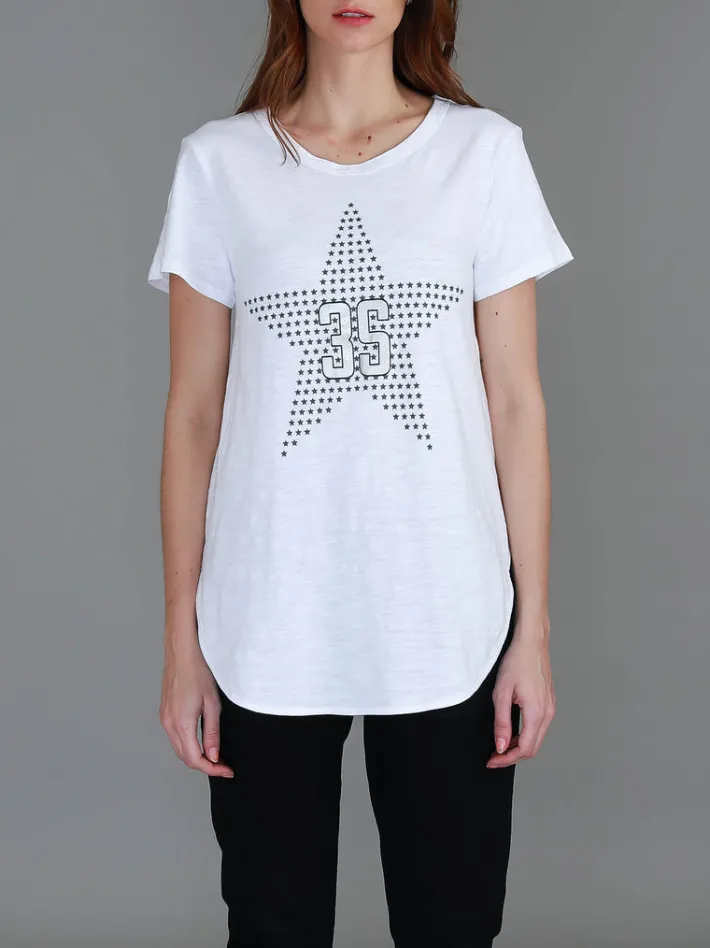 3rd Story Polly Silver Star S/S tee< Short Sleeves
