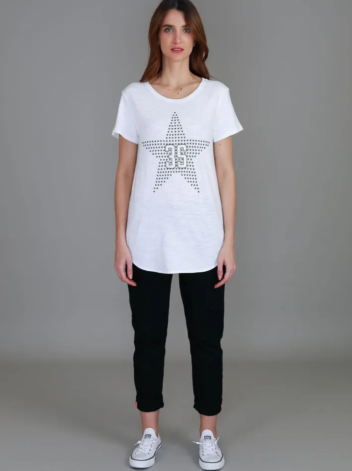 3rd Story Polly Silver Star S/S tee< Short Sleeves