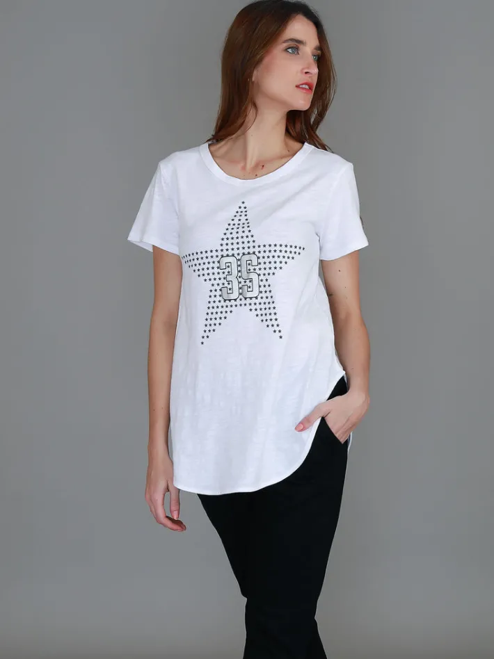 3rd Story Polly Silver Star S/S tee< Short Sleeves