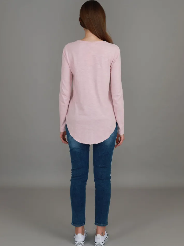 3rd Story Portsea V Neck T Shirt< Long Sleeves
