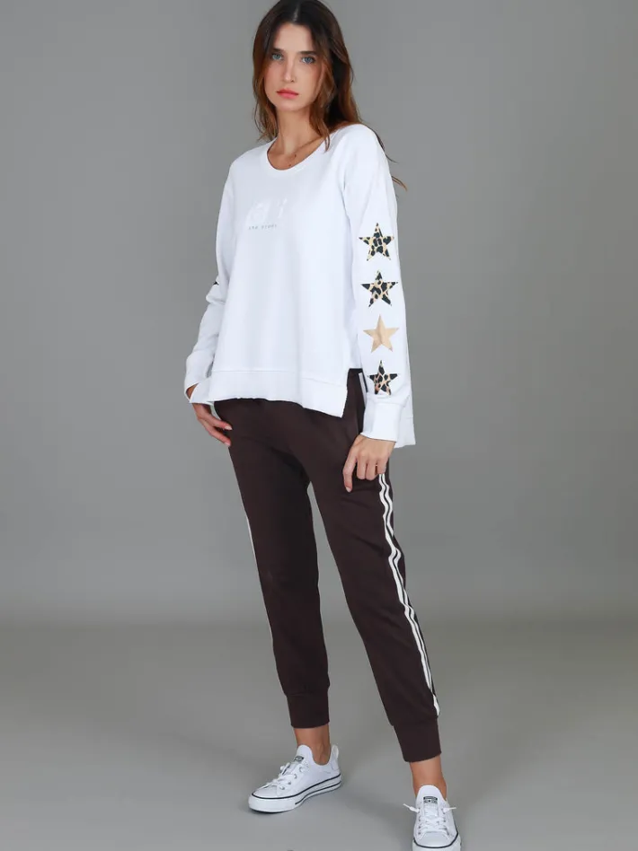 3rd Story Rhodes Leopard Star Sweatshirt< Sweatshirts|Sweatshirts