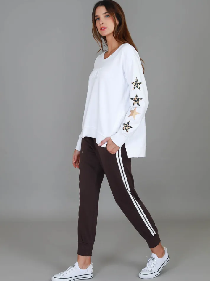 3rd Story Rhodes Leopard Star Sweatshirt< Sweatshirts|Sweatshirts
