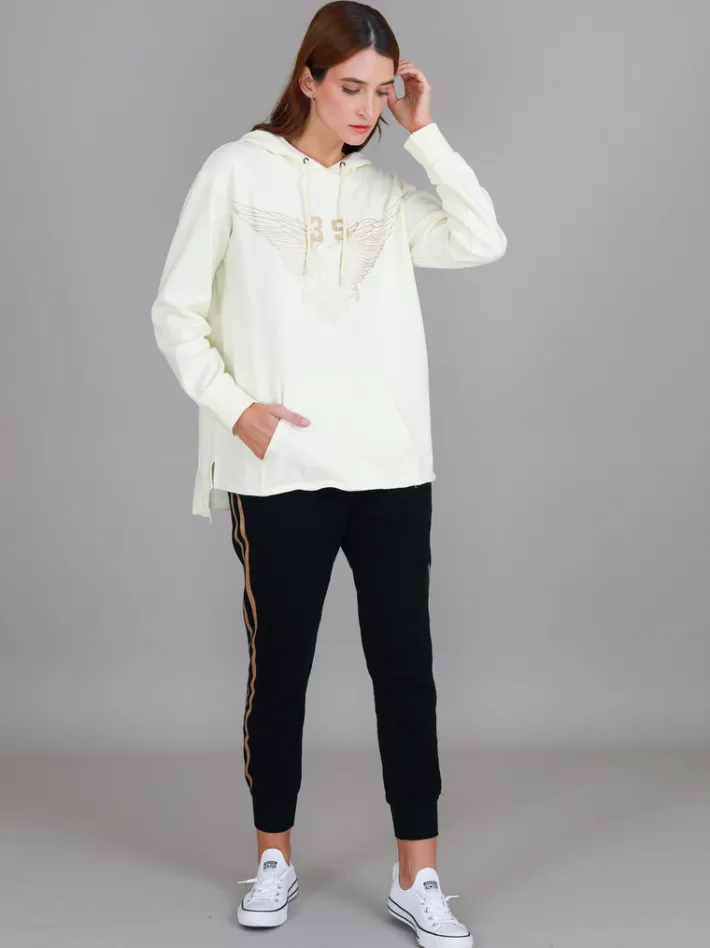 3rd Story Rihanna Golden Eagle Logo Hoodie< Hoodies|Sweatshirts