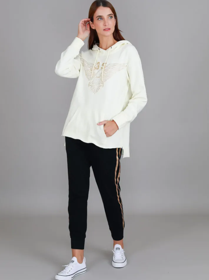 3rd Story Rihanna Golden Eagle Logo Hoodie< Hoodies|Sweatshirts
