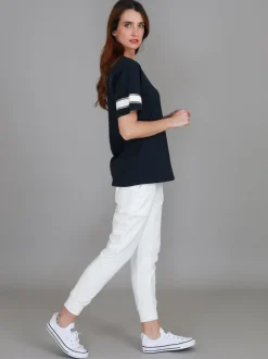 3rd Story Roselyn Band Short Sleeve T Shirt< Short Sleeves