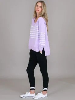 3rd Story Sarah Stripe Pink Sweatshirt< Sweatshirts|Sweatshirts
