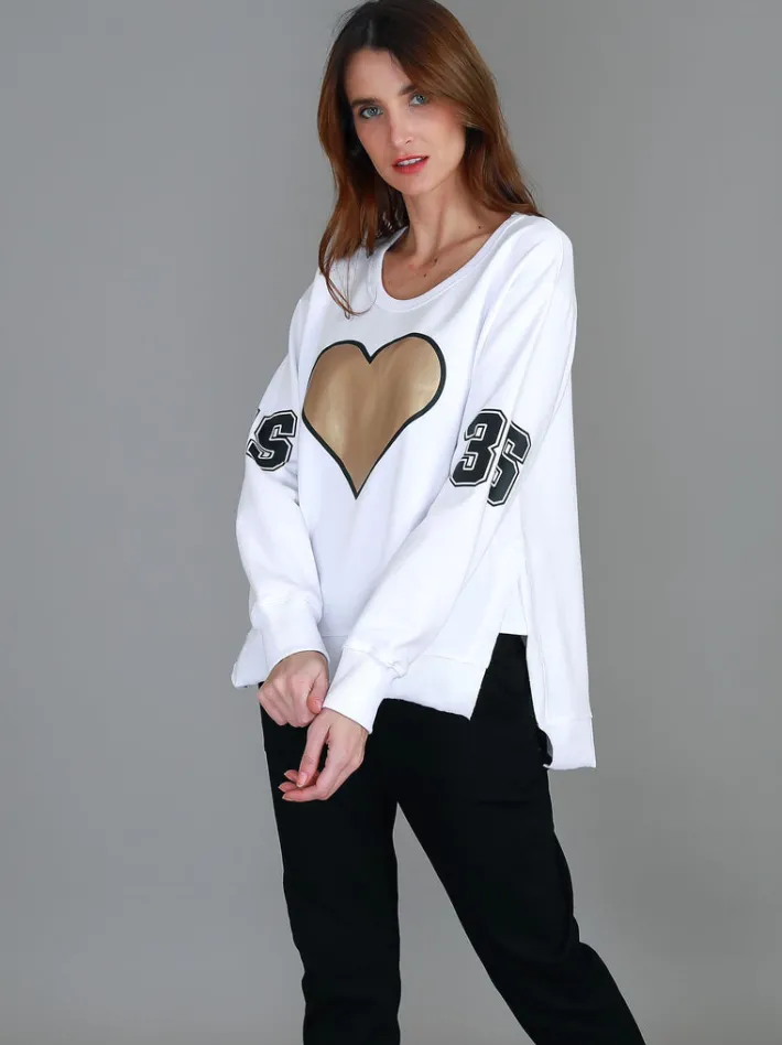 3rd Story Seaspray 3S Heart Sweatshirt< Sweatshirts|Sweatshirts