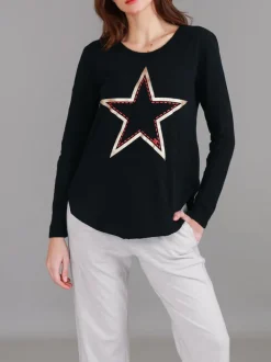 3rd Story Shelley Superstar T Shirt< Long Sleeves