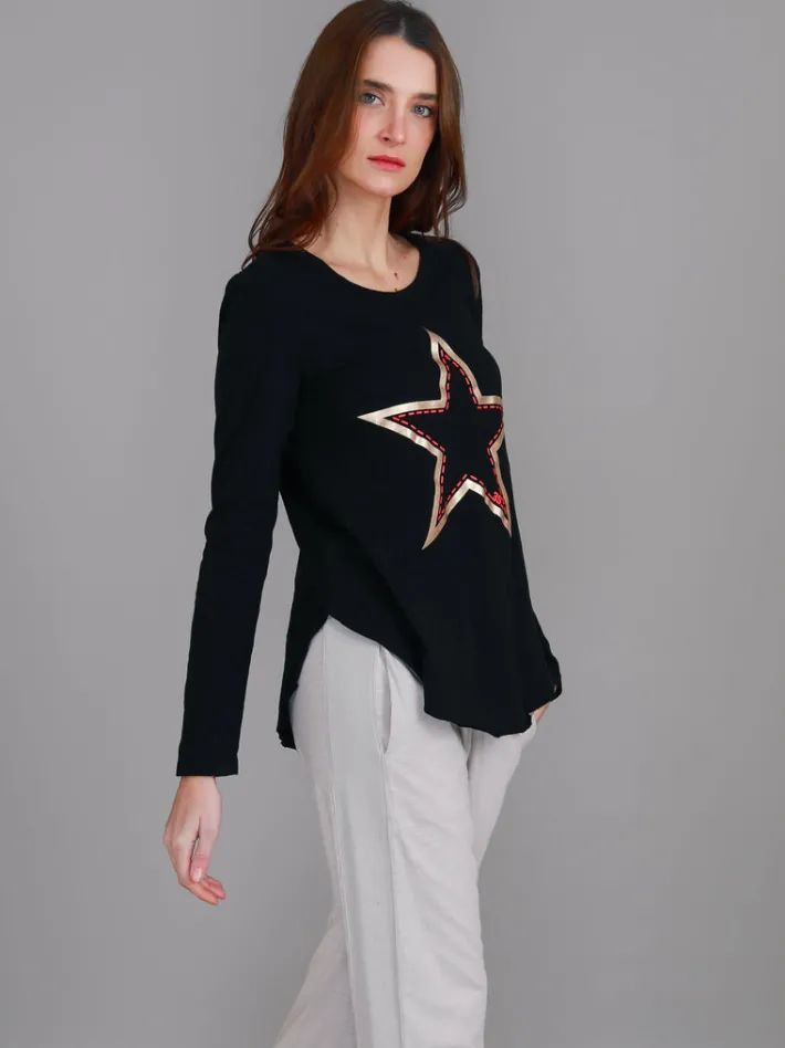 3rd Story Shelley Superstar T Shirt< Long Sleeves