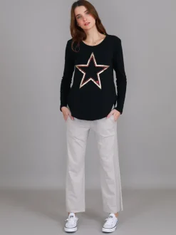 3rd Story Shelley Superstar T Shirt< Long Sleeves