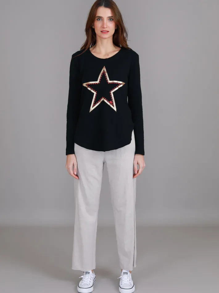 3rd Story Shelley Superstar T Shirt< Long Sleeves