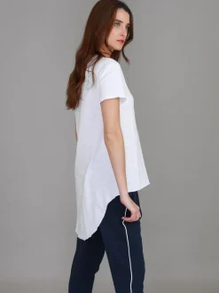 3rd Story Sorrento Curved Hem T Shirt< Short Sleeves