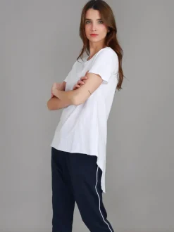 3rd Story Sorrento Curved Hem T Shirt< Short Sleeves