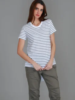3rd Story Sorrento Curved Hem T Shirt< Short Sleeves