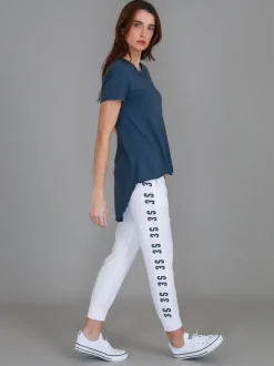 3rd Story Sorrento Curved Hem T Shirt< Short Sleeves