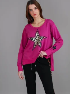 3rd Story Stratford Leopard Star Sweatshirt< Sweatshirts|Sweatshirts
