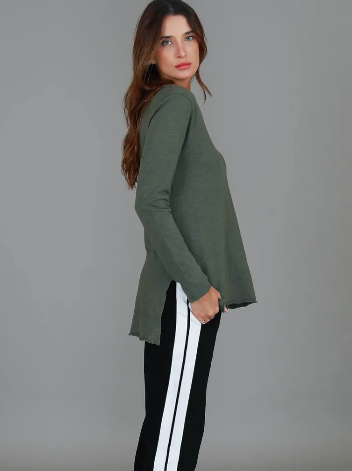 3rd Story Strumpet Scoop Neck T Shirt< Long Sleeves