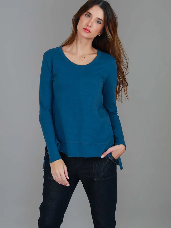 3rd Story Strumpet Scoop Neck T Shirt< Long Sleeves