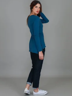 3rd Story Strumpet Scoop Neck T Shirt< Long Sleeves