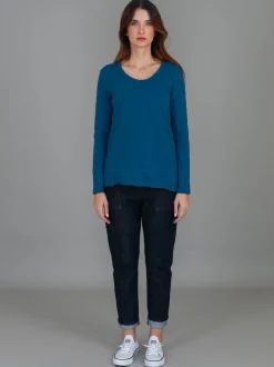 3rd Story Strumpet Scoop Neck T Shirt< Long Sleeves