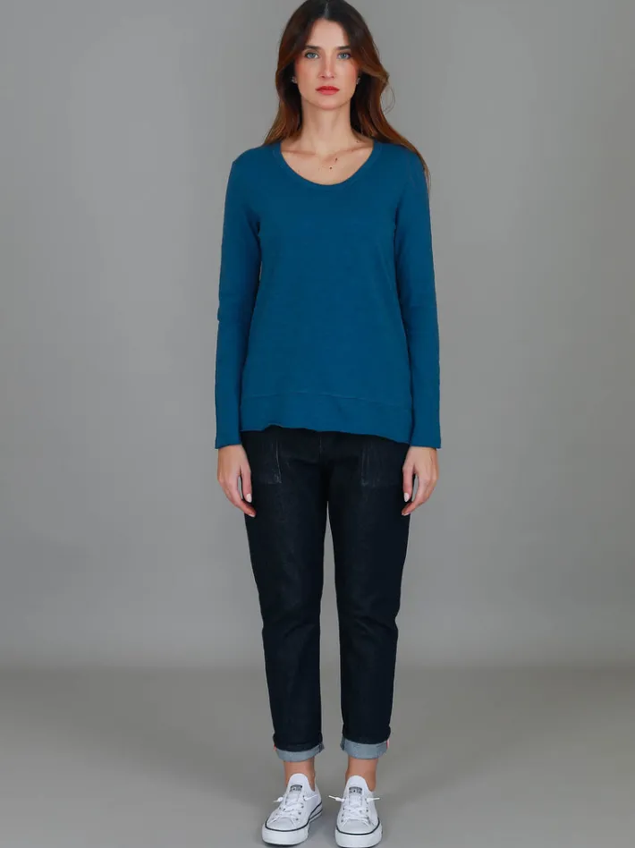 3rd Story Strumpet Scoop Neck T Shirt< Long Sleeves
