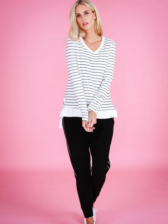 3rd Story Strumpet Scoop Neck T Shirt< Long Sleeves