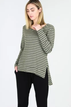3rd Story Strumpet Scoop Neck T Shirt< Long Sleeves
