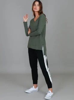 3rd Story Strumpet Scoop Neck T Shirt< Long Sleeves