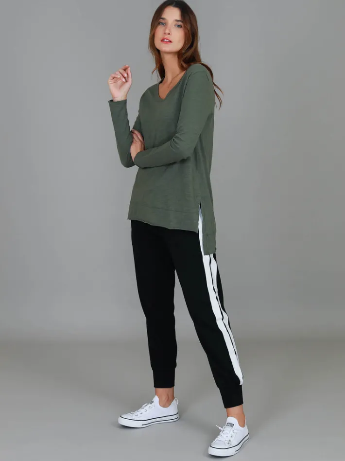 3rd Story Strumpet Scoop Neck T Shirt< Long Sleeves