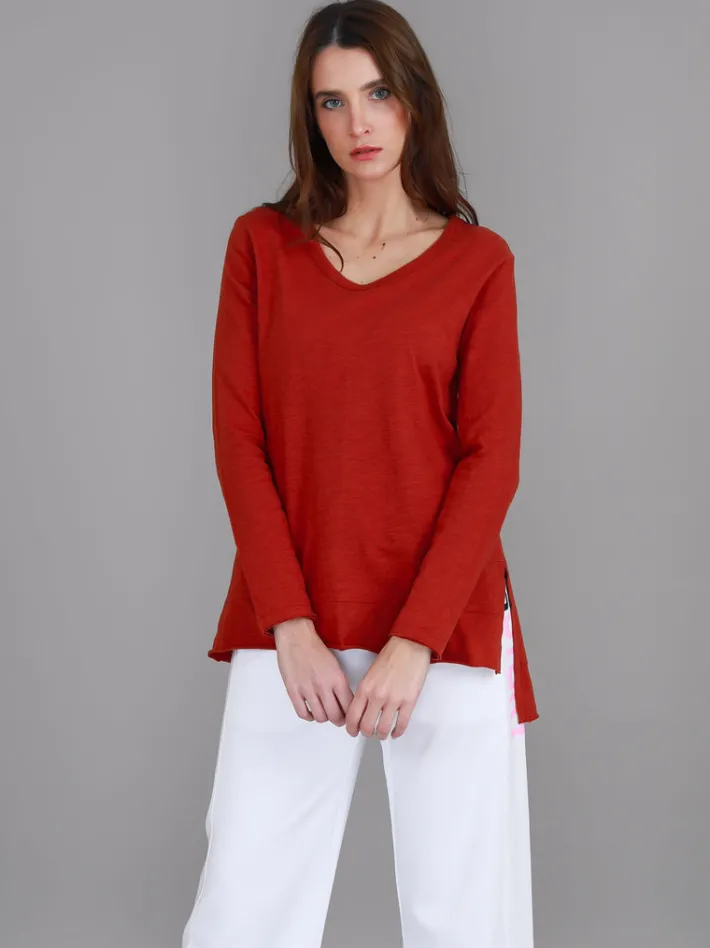 3rd Story Strumpet Scoop Neck T Shirt< Long Sleeves