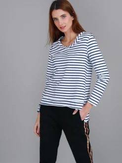 3rd Story Strumpet Scoop Neck T Shirt< Long Sleeves