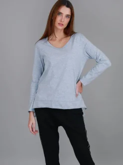 3rd Story Strumpet Scoop Neck T Shirt< Long Sleeves