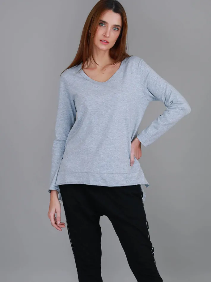 3rd Story Strumpet Scoop Neck T Shirt< Long Sleeves