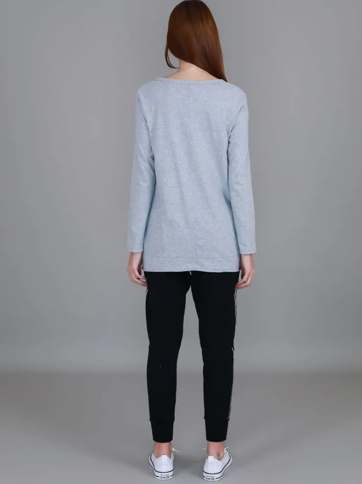 3rd Story Strumpet Scoop Neck T Shirt< Long Sleeves