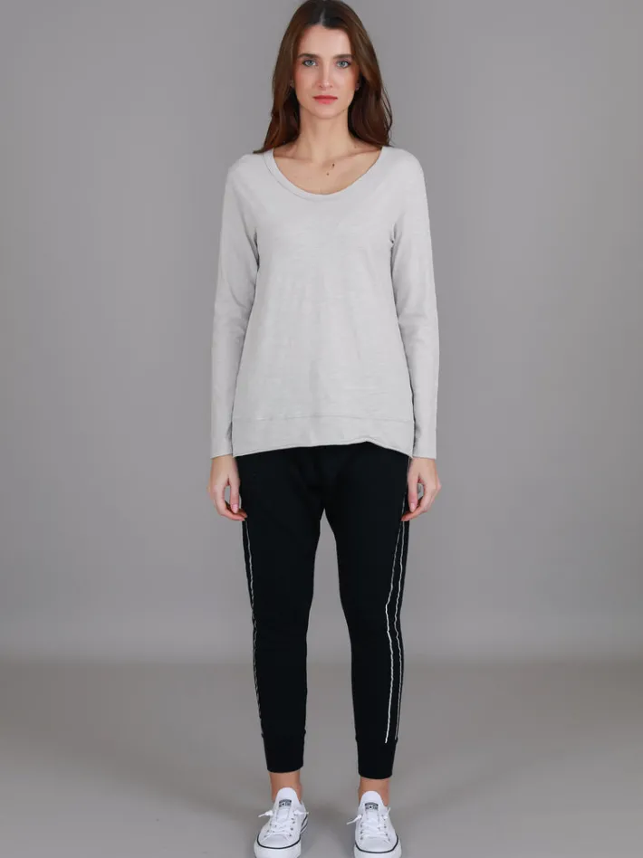 3rd Story Strumpet Scoop Neck T Shirt< Long Sleeves