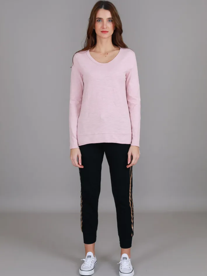 3rd Story Strumpet Scoop Neck T Shirt< Long Sleeves