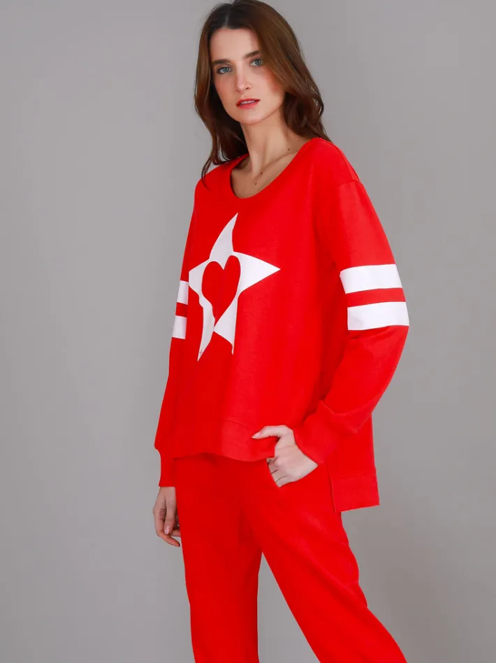 3rd Story Sunny Star Heart Sweater< Sweatshirts|Sweatshirts