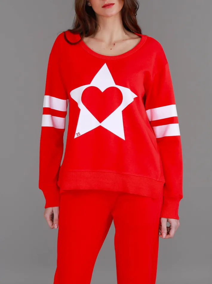 3rd Story Sunny Star Heart Sweater< Sweatshirts|Sweatshirts