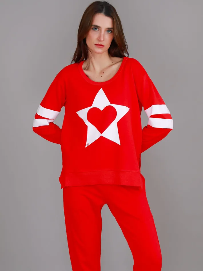 3rd Story Sunny Star Heart Sweater< Sweatshirts|Sweatshirts